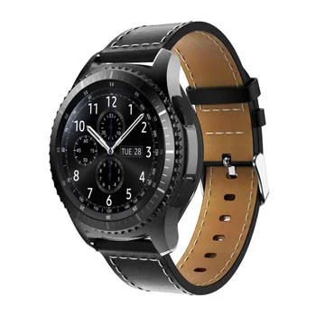 Hot din Piele curea de ceas Pentru Samsung Gear S3 22mm bratara de înlocuire curea Pentru Ceas Huawei GT accesorii Inteligente bratara
