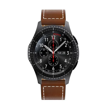 Hot din Piele curea de ceas Pentru Samsung Gear S3 22mm bratara de înlocuire curea Pentru Ceas Huawei GT accesorii Inteligente bratara