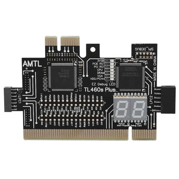 HOT-Multifuncțional PC PCI PCI-E Mini PCI-E LPC Placa de baza TL-460S Test de Diagnostic Analizor Tester Debug Carduri pentru Desktop PC