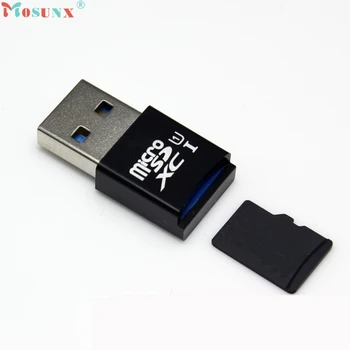 Hot-vânzare MOSUNX Card Reader MINI 5Gbps Super Viteza USB 3.0 Micro SD/SDXC TF Card Reader Adaptor 1 buc C76
