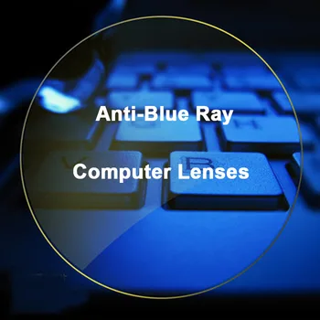 Hotony Anti-Blue Ray Obiectiv 1.61 Formă Liberă Progresivă baza de Prescriptie medicala Ochelari Lentile Optice Dincolo UV Lentile Pentru Protectia Ochilor