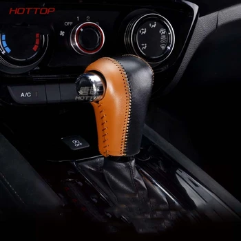 Hottop Piele Schimbator Butonul de Schimbare a Acoperi Cusatura de cusut de Mână manșon de Protecție Pentru Honda HRV Schimbator Maneta de styling auto