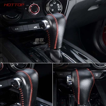 Hottop Piele Schimbator Butonul de Schimbare a Acoperi Cusatura de cusut de Mână manșon de Protecție Pentru Honda HRV Schimbator Maneta de styling auto