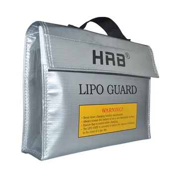 HRB Acumulator LiPo de Incendiu de Siguranță în condiții de Siguranță Sac 215*155*115mm 240*65*180 Explozie Dovada Sac Pungă sac Protector Elicoptere