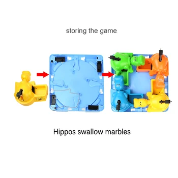 Hrănirea Foame Hipopotam Marmură Înghițire Minge de Joc de Hrănire Interactive cu Mamă și Copii Jucării didactice jucarii pentru Copii