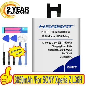 HSABAT 3850mAh LIS1502ERPC Utilizare a Bateriei pentru SONY Xperia Z L36H lt36h L36i S39H AȘA-02E C6603 C6602 C6600 C660X Xperia C CN3