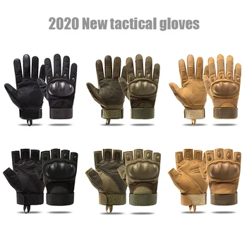 HSSEE 2020 nou toamna și iarna barbati tactice mănuși de înaltă calitate, respirabil tesatura greu în aer liber militare tactice mănuși