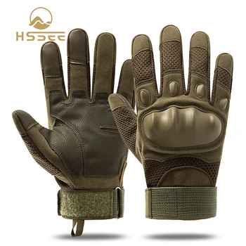 HSSEE 2020 nou toamna și iarna barbati tactice mănuși de înaltă calitate, respirabil tesatura greu în aer liber militare tactice mănuși