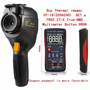 HT-19 Portabile IR Digital de Termoviziune Camera Detector Infraroșu Căldură la Temperatură de Depozitare Meci Caute/FLIR Therma