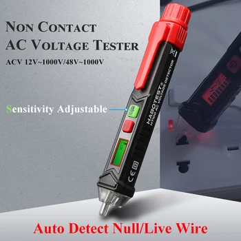 HT100E voltmetru digital Inteligent Non-contact Pen Alarmă detector de tensiune metru ac voltmetru tester auto tahometru