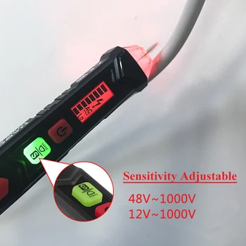 HT100E voltmetru digital Inteligent Non-contact Pen Alarmă detector de tensiune metru ac voltmetru tester auto tahometru