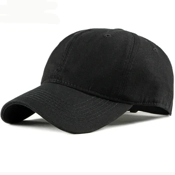 HT2493 Solid Simplu Șapcă de Baseball Bărbați Femei 6 Panoul de Baseball Hat Primavara-Vara Bumbac Soare Capac Reglabil Tata Palarie Sapca pentru Barbati Femei