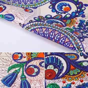Huacan Speciale în Formă de Diamant Mozaic de Flori de Artizanat Manual Stras 3d Burghiu DIY Diamant Broderie