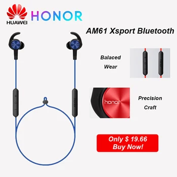HUAWEI HONOR AM61 Cască Xsport set cu Cască fără Fir Magnet Design cu IP55 Impermeabil Sunet de Bas Bluetooth 4.1 pentru Huawei P30