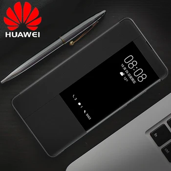 HUAWEI Mate 20 X Caz Original Oficial Huawei Mate 20 X husa Flip Cover Smart View Fereastra Proteja Stand Huawei Mate 20X Caz