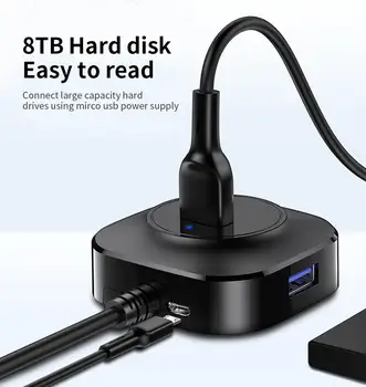 HUB USB 3.0 Multi USB Splitter 3 USB3.0 Port cu Micro Taxa pentru MacBook Pro Suprafață de 6 PC Accesorii HUB USB