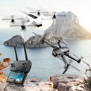 Hubsan RC Drone Quadcopter - H117S Zino Drone 1KM 5.8 G, cu Camera 4K UHD - 700g 3-Axis Gimbal Braț Pliabil - RTF Mare Viteză GPS