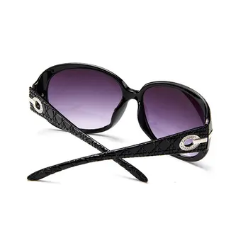 HUHAITANG Moda Oval ochelari de Soare Femei Supradimensionat în aer liber Shades ochelari de soare Pentru Femei de Mare PC-Ochelari de Soare