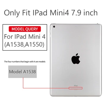 Husa de protectie pentru iPad Mini4 caz iPad Mini 5 4 7.9 Inch Caz Hibrid Sta Tare PC + Kickstand Armura de Cauciuc Piele Comprimat Caz