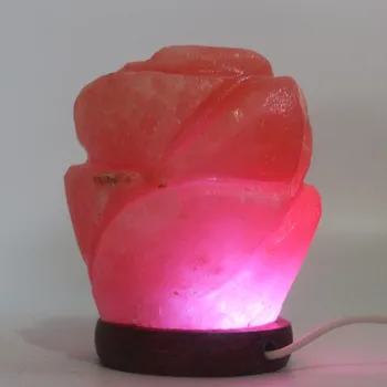 HZFCEW USB Himalaya RGB LED Lampa de Sare Naturala de Cristal Sculptate manual Lumina de Noapte pentru Iluminat Decor și de Purificare a Aerului FR355