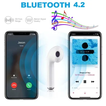 I7s TWS Căști fără Fir Bluetooth 5.0 Muzicii Căști Căști Cu Microfon sport Receptorul Pentru iPhone Xiaomi, Samsung, Huawei, LG