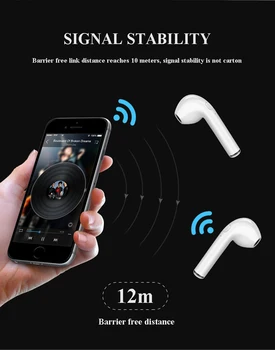 I7s Tws Wireless căști Bluetooth Căști Handsfree in ureche TWS Mini Pavilioane Wireless Muzica Sport Cască Pentru telefon Inteligent