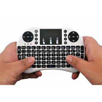 I8 2.4 GHz Wireless Keyboard 92 Cheile Portabil Înapoi Lumina Air Mouse Touchpad Tastatura Portabile pentru Android TV BOX, Mini PC-ul