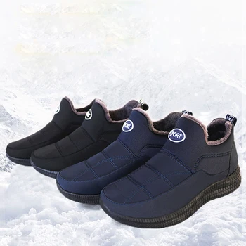 Iarna Barbati Mocasini 2020 Noua Moda Barbati Casual Pantofi De Cald Confortabil Bărbați Blană Apartamente De Conducere Incaltaminte Mocasini Barbati Cizme De Zăpadă