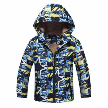 Iarna Cald Îngroșa Copil Haina Sport Waterproof, Windproof Copii Băieți Fete Jachete Îmbrăcăminte Exterioară Pentru Copii 3-12 Ani