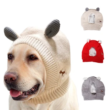 Iarna Câine de Companie Capac Pălărie de Crăciun Vânt Cald de Companie Pălării de Lână Mici pentru Câini de talie Medie Pălărie Bulldog francez de Accesorii Câine