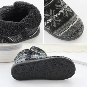 Iarna Femeie Papuci De Catifea Cald Scurt De Pluș, Papuci De Robust Unic Dormitor Pantofi Anti-Alunecare, Moale Papuci De Casă 2020
