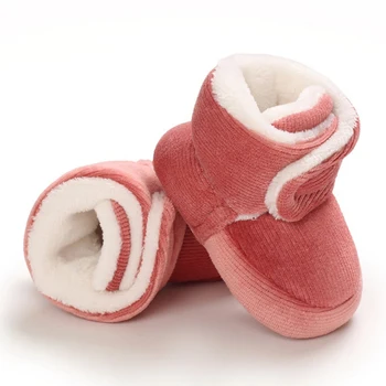 Iarna Foarte Cald Nou-Născut Pantofi Copii Fete Printesa Cizme De Iarna Pentru Prima Pietoni Moale Cu Talpi Infant Toddler Copii Băiat Încălțăminte Pantofi