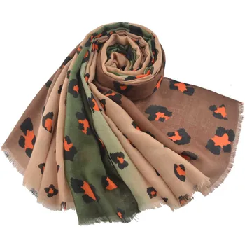 Iarna leopard colorant cravată eșarfă eșarfă femei,animal print ciucure leopardo mujer diagonal eșarfă,pelerine și cape,Sjaal foulard femme