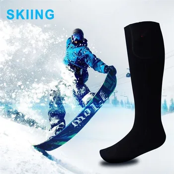 Iarna În Aer Liber, Activități De Cald Șosete Lungi Baterie Electrică De Încălzit Picioare Șosete Încălzire Schi, Pescuit Picior Pantof De Boot De Încălzire Cald Ciorap