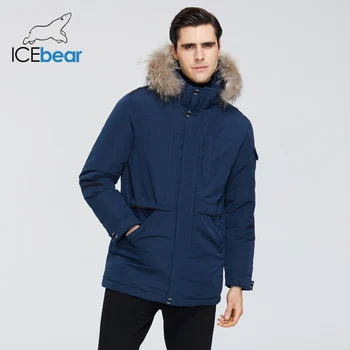 ICEbear 2019 Noi de Iarna pentru Bărbați Haina Jacheta cu Gluga de Înaltă Calitate de Brand de Îmbrăcăminte pentru Bărbați MWD19805I