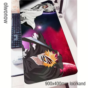 Ichigo Kurosaki mousepad 900x400x3mm gaming mouse pad locrkand gamer mat birou calculator padmouse tastatura Noua sosire covoare de joc