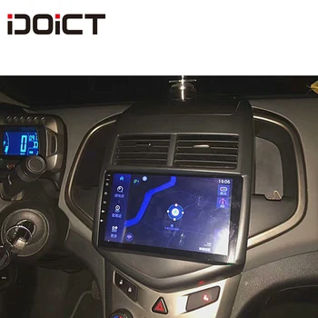 IDOICT Android 9.1 Masina DVD Player Navigatie GPS Multimedia Pentru Chevrolet Aveo 2011-2013 Radio stereo al mașinii wifi BT
