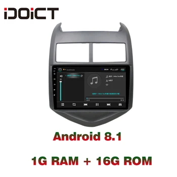 IDOICT Android 9.1 Masina DVD Player Navigatie GPS Multimedia Pentru Chevrolet Aveo 2011-2013 Radio stereo al mașinii wifi BT