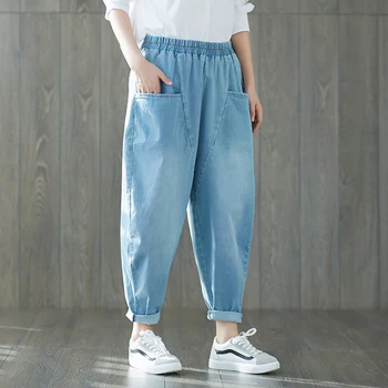 Ieftine en-gros 2019 nou toamna iarna Fierbinte de vânzare de moda pentru femei casual Pantaloni din Denim FP105