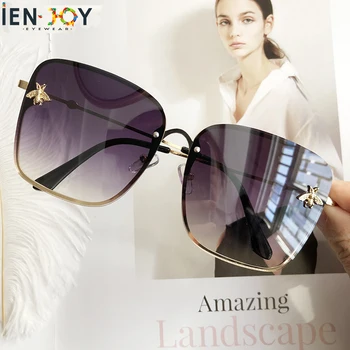 IENJOY ochelari de soare pentru Femei oculos Albine Drăguț de Design de Oglinda de sex Feminin de Ochelari de Soare Piața feminino zonnebril dames gafas de sol mujer