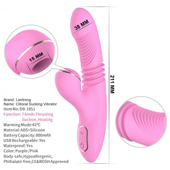 Iepure G Spot Vibratoare Jucarii Sexuale pentru Femei Baghetă Magică Clit Sucker Stimulator Clitoris Clitoris Fraier Sex Shop Phalos penis artificial
