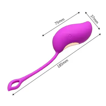 IKOKY USB Reîncărcabilă Vibratoare Ou fără Fir Control de la Distanță Vaginale strict de Exerciții G-Spot Masaj Jucarii Sexuale pentru Femei