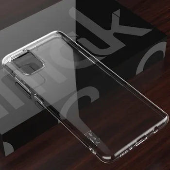 Imak Simplu Transparent TPU Caz Pentru Samsung Galaxy A51 Silicon Moale Caz Capacul din Spate de 1.3 mm Grosime Protectie