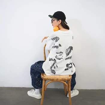 Imakokoni design original, liber de imprimare cap mic T-shirt Japoneză sălbatice simplu nou top 203082