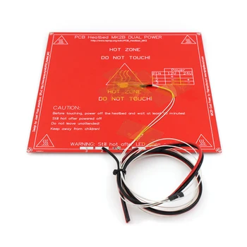 Imprimanta 3D Părți MK2B Heatbed 12/24V Fara/Cu Termistori NTC100K Cablu LED Rezistor 214x214x1.6MM Pat Încălzit Pentru Stiker