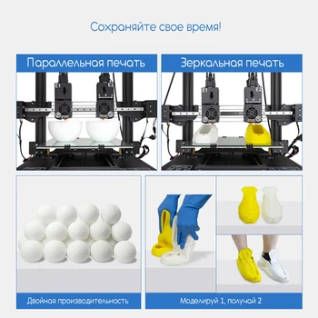 Imprimanta 3D TENLOG TL-D3PRO/Pentru filament de plastic PLA PETG ABS/creality ender-3/pro/v2/anycubic/Din Rusia