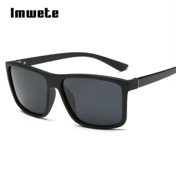 Imwete Clasic Polarizat ochelari de Soare Barbati de Brand Designer de Dreptunghi Ochelari de Soare de sex Masculin de Conducere Ochelari de protecție Ochelari de Epocă UV400 ochelari de soare