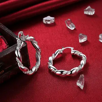 INALIS Cercei Pentru Femei de Moda de Design Știfturi de Argint Cercei Romantic Aniversare Bijuterii Fine Cadou Tendință 2020 Fierbinte de Vânzare