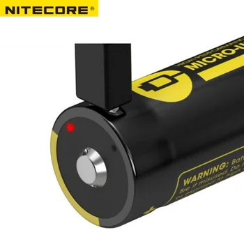 INCARCATOR NL1835R/NL1834R/NL1826R 3.6 V 18650 baterie de Înaltă Performanță Micro-USB Baterie Reîncărcabilă Li-ion