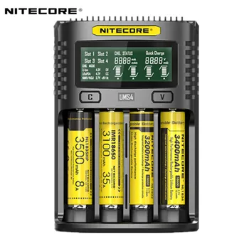 INCARCATOR UMS2 UMS4 Inteligent Încărcător USB de Ieșire 3A pentru LiFePO4 baterie Litiu-Ion, Ni-MH NiCd 18650 10340 sumă comparabilă cu cele 10350 10440 10500